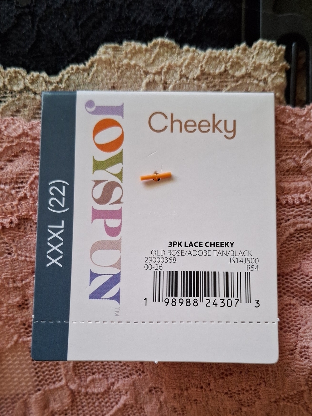 Lace Cheeky Boyshort - 3 Pack - Picture 2 of 4